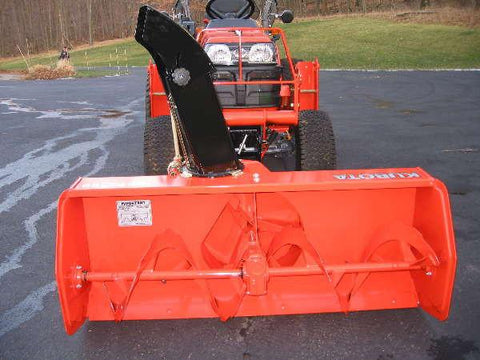 Kubota BX2750D Snow Blower Parts Manual